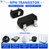 Advanced Design VC143ZEF SOT-523 NPN Bipolar Transistor, Original Semiconductor Electronics Manufacturing Partner 