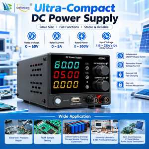 Professional Ultra Mini DC Bench Power Supply 60V 5A Constant Current Voltage Electronic Manufacturing Solutions