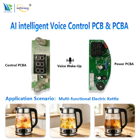 Factory Direct Offline Smart Voice Recognition Kettle Circuit Board PCBA Advanced Design 