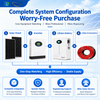 6KW Off-Grid Solar Hybrid Inverter MPPT Smart Monitoring Energy Solution Storage System One-Stop service