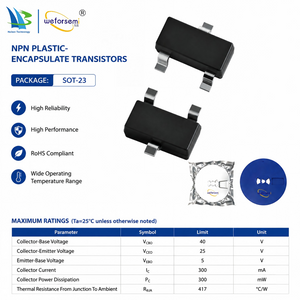Factory supplier Exclusive 0.3A SOT-23 NPN Plastic-Encapsulate Transistors Semiconductor VC8050X for Circuit Design 