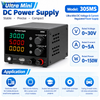 30V 5A Micro Adjustable DC Power Supply Variable Benchtop Regulated Power Source