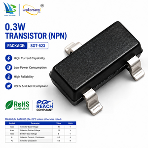 Professional Semiconductor Manufacturer 0.3W VC8050TMT NPN Transistor Sot-523 Package Electronic Manufacturing Solutions