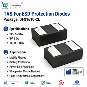 Factory Supply Bulk Price 7V Tvs Diode DFN1610-2L Package SMD Electronic Componennts semiconductor