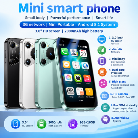 OEM Small Android Smartphone 3G Dual SIM Portable Mobile Phone Electronic Manufacturing Solutions