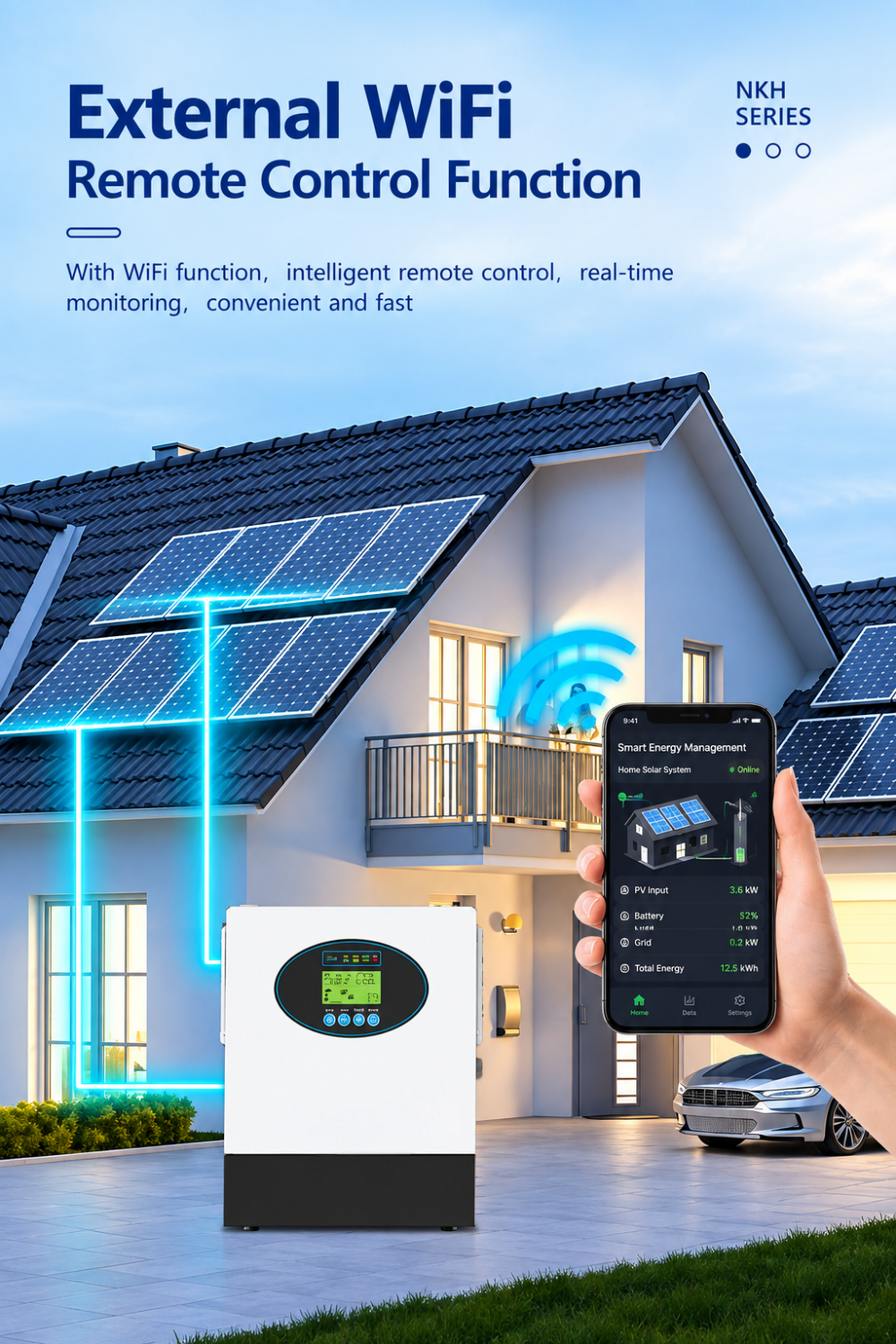 6KW NKH Off-grid Hybrid Solar Inverter 3