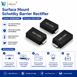 Original manufacturer Integrated Circuit SOD-123FL Schottky Barrier Diode Vrrm 40V Vcds24wz If (AV) 2A