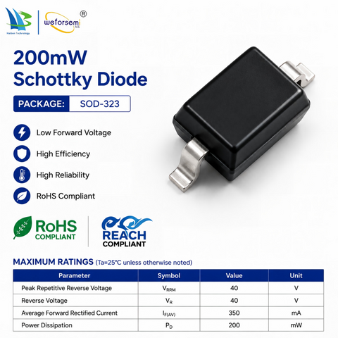 OEM factory OEM Manufacturer 200MW SOD-323 Schottky Barrier Diode Vc103awsb SKD Electronic Components