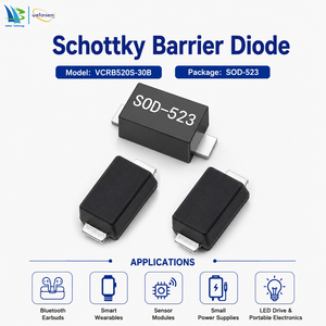 China Factory SOD-523 VCRB520S-30B Small Signal SMD Schottky Diode 30V 200mA Original manufacturer