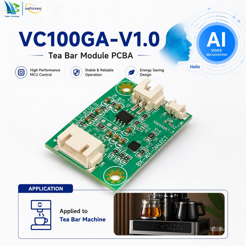 Factory Manufacturer Voice Control ASR Tea Bar Machine PCBA, Factory Direct SKD Circuit Board