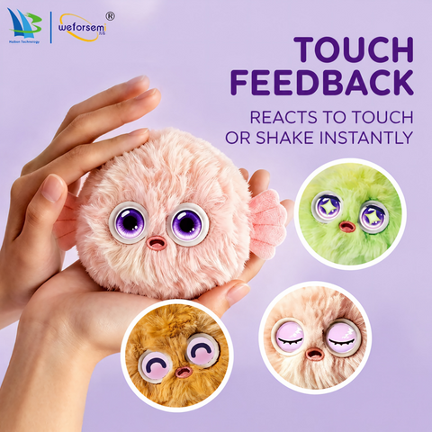 High-Tech AI Doll Companion Plush Toy Intelligent Evolving Personality Pufferfish Doll Manufacturer