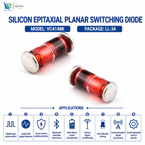 Fast Switching Diode Semiconductor Manufacturer High Speed Signal Circuit Application Electronic Components