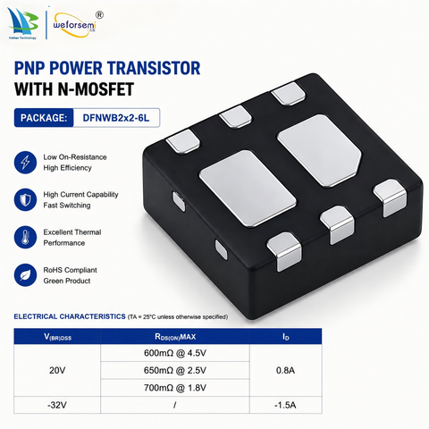 Original factory VCMNT32D PNP Power Transistor with N-Mosfet, Factory Direct OEM SKD Integrated Circuit