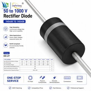 High‑Tech Patent 3A 1N5400 to 1N5408 DO‑27 Rectifier Diode Factory Direct OEM SKD Supply Electronic Components