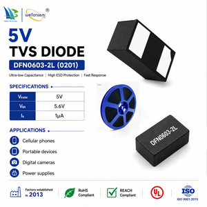 DFN0603-2L(0201) Semiconductor Manufacturer VCTB5V0P215YW ESD Diodes SMD Electronic Component Tvs Diode