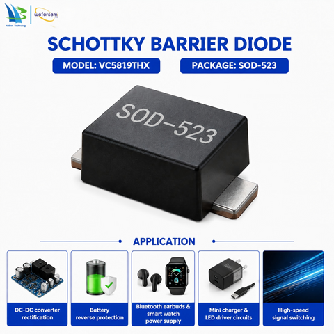 High-Performance OEM VC5819THX SOD-523 SMD Schottky Diode for Electronics Semiconductor Production factory 